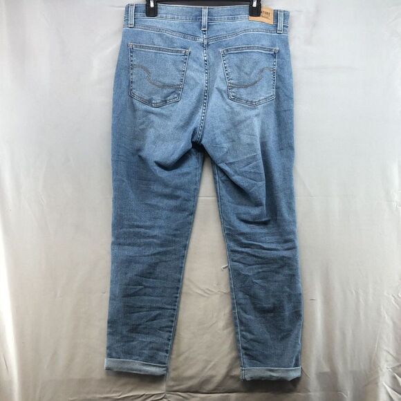 Signature Levis Heritage Boyfriend Jeans Size 6 Women Regular Fit Light Wash - Picture 7 of 13